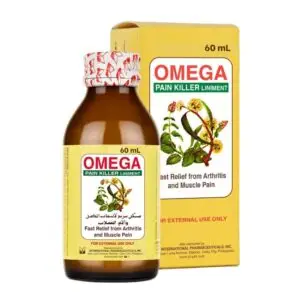 Omega Pain Killer Liniment | Fast Relief from Arthritis & Muscle Pain | 60ml