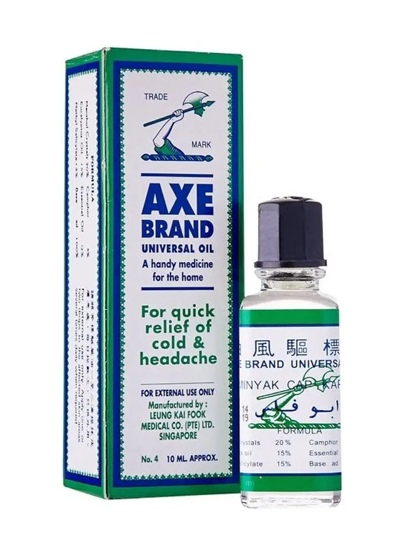Axe Brand | Universal Oil for Quick Relief of Cold & Headache | 3ml