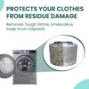 Happi Planet | Washing Machine Cleaner & Descaler Tablets | 8 Tablets | Removes Tough Grime