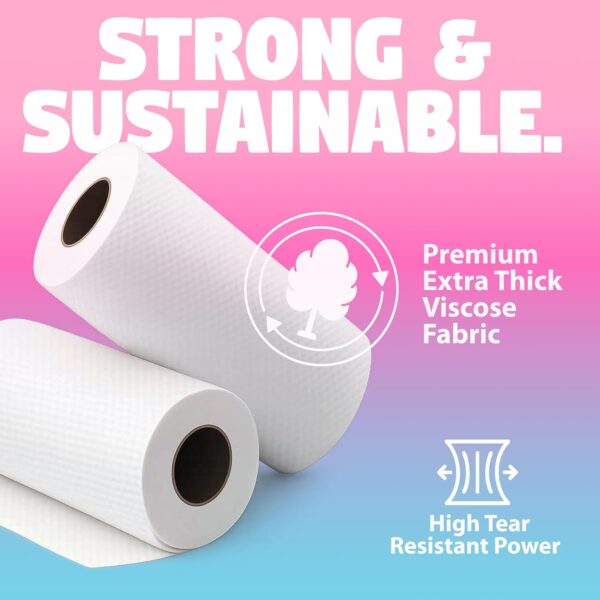 Origami Reusable Kitchen Towel Roll - 25 Sheets | Washable Up to 2500 Times