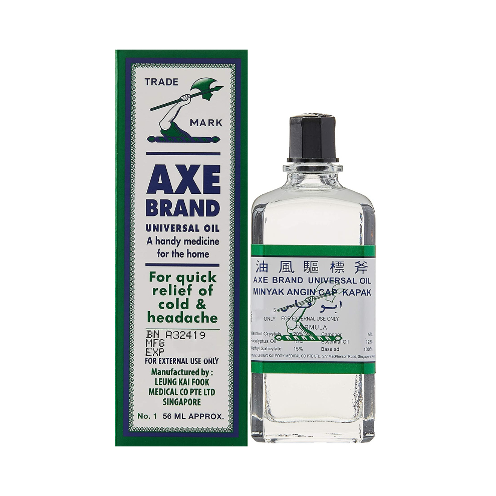 Axe Brand Universal Oil (56ml) – Fast Relief for Headache, Cold & Joint Pain