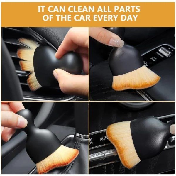 Mini Soft Car Interior Cleaning Brush – Durable Dust Removal Tool
