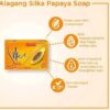 Silka Papaya Whitening Herbal Soap | Skin Brightening & Exfoliating Bar (135g)