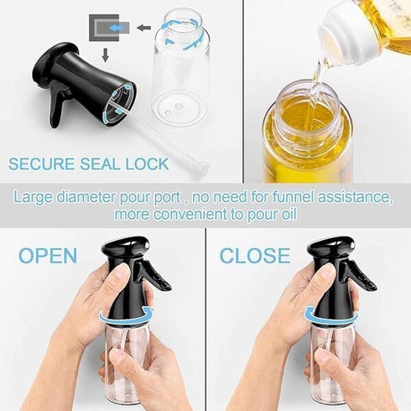 51ITOh-eLYL Oil Sprayer for Cooking 470ml - Fine Mist Oil Mister & Dispenser