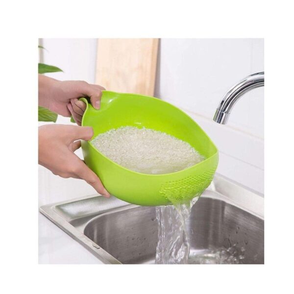 6164HHnRjTL._SL1500_ Rice Bowl Strainer Large Plastic Grain Washer – Rice Washing Bowl & Colander (pack of 1)
