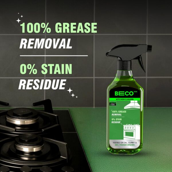 71IaRoOs-FL._SL1500_ Beco Max Kitchen Cleaner 500ml | Removes Tough Grease in 60s | No Residue