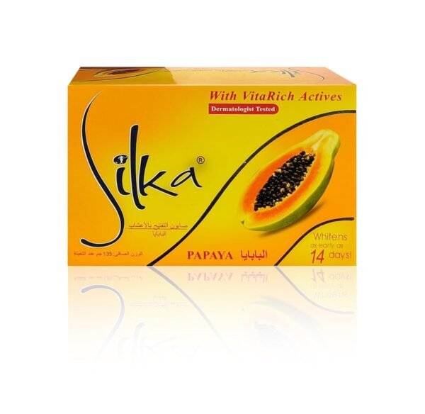Silka Papaya Whitening Herbal Soap