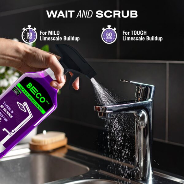 71yKM+78iFL._SL1500_ Beco Tap & Shower Limescale Remover 500ml | Descaler Liquid
