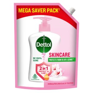 61cT-uFfHOL._SL1200_ Dettol Liquid Handwash Refill 1350ml – Skincare Hand Wash | pH Balanced | 10x Germ Protection