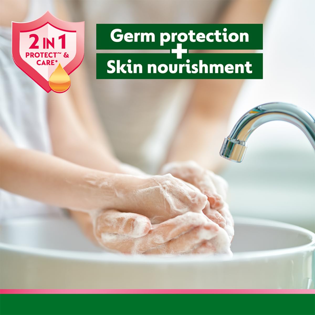 Dettol Liquid Handwash Refill 1350ml – Skincare Hand Wash | pH Balanced | 10x Germ Protection