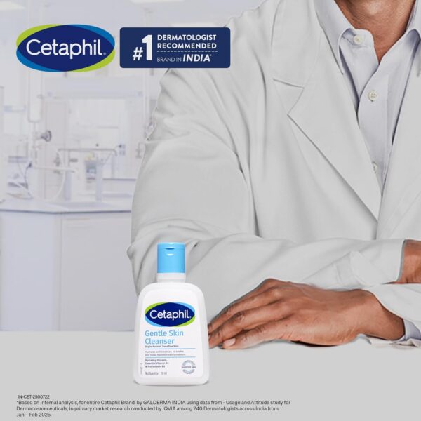 71Uha3YEmoL._SL1500_ Cetaphil Gentle Skin Hydrating Face Wash 118ml | Paraben & Sulphate-Free Cleanser with Niacinamide & Vitamin B5