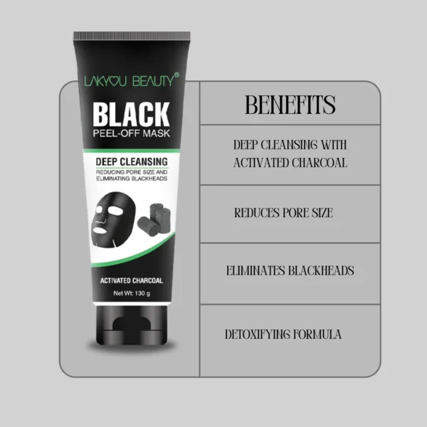 Benefits_065074fe-46d4-49bb-94f4-23679c6699e9 Lakyou Beauty Peel Off Mask | Deep Cleansing Glow & Blackhead Removal Mask 130g