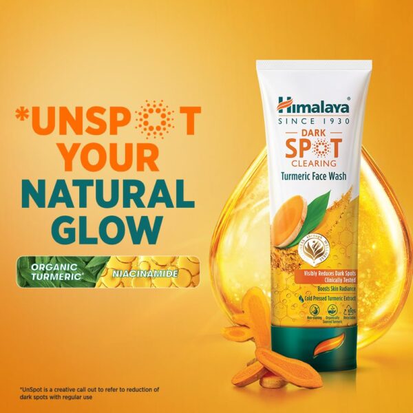 Himalaya Dark Spot Clearing Turmeric Face Wash with Niacinamide - 100 ml
