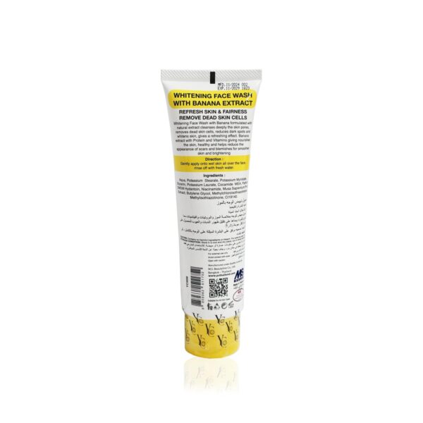 71ROw1EXWmL._SL1500_ YC Fairness Face Wash With Banana Extract - 100 mL for Glowing Skin