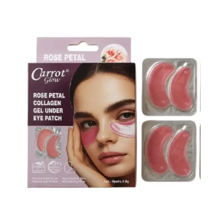 Carrot Glow Rose Petal Collagen Eye Patch